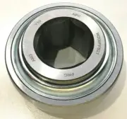 Premium W208PPB21 Disc Harrow Bearing 1-1/4" Hex Bore, SPHERICAL OD, 3-LIP Seals