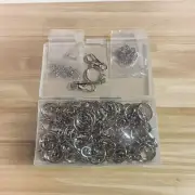 DIY Keychain Swivel Snap Hooks Jewlery Making Kit 120 Piece
