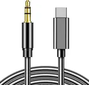 Mxcudu USB C to 3.5mm Audio Aux Jack Cable, USB C to 3.5mm Headphone Audio Cord Car Stereo Aux Cable Compatible with iPhone 16/16 Pro Max/15/15 Pro, Galaxy S24/S24 Ultra/S23/S22/Z Fold 5, Pixel 8/7/6
