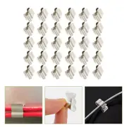 30 Pcs Solar Cord Photovoltaic Cable Clamp Stable Clip Tidy