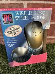 PC Concepts⭐️EZ Scroll Wireless Mouse PS/2 Compatible Digital Radio⭐️New in box