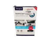 Targus - VersaLink Dual Video Travel Docking Station - Black (DSU100US)