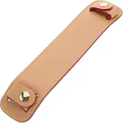 PU Leather Shoulder Strap Pads Ergonomic Cushion Covers for Tote Bags Handbags Backpacks Khaki Color Reduces Shoulder Strain Prevents Chafing Design for Comfort
