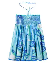 [Poupette St Barth Kids] Poupette St Barth Kids Cycas printed dress Y 8 multicoloured