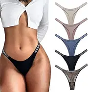 [Aogda] Thongs for Womens Underwear Woman Panties G-String Thong