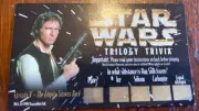 Rare Star Wars Trilogy Trivia Scratch off 1997 model kits insert unscratched