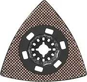 BOSCH OSL350CR10 1-Piece 3-1/2 In. Starlock Oscillating Multi Tool Grout & Abrasive Carbide 100 Grit Delta Sanding Pad for Sanding Applications in Wood, Wood with Paint and Thinset