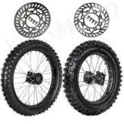 17'' + 14" Front Rear Wheels Tyres Rim w/Disc Rotor for Coolster SSR 125cc 140cc