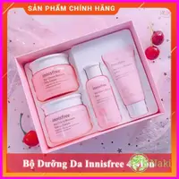 在飛比找蝦皮購物優惠-Innisfree 4 件套櫻桃美白彩妝套裝