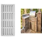 Stainless Steel Vent Plate Designed for Masonry Fire Pits and For BBQs