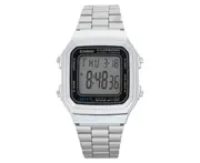 Casio Men's 32mm A178WA-1 Digital Watch - Silver