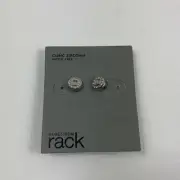 NWT Nordstrom cubic zirconia stud halo earrings