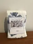 New Set of 2 Sea & Sand Home Blue Fish Quilted Standard Pillow Shams 20" x 26"