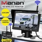 Manan Wireless Reverse Camera Dual Reversing 7” Monitor For Caravan Truck RV