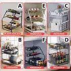 Under/Above Sink Rack Cupboard Cabinet Organizer Kitchen Storage Drawer Shelf AU