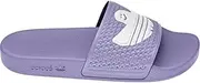 [adidas] Men's SHMOOFOIL Slides, Slip on Sandals, Magic Lilac/Magic Lilac/Footwear White, 4