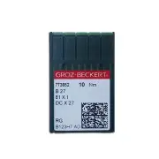 10 GROZ-BECKERT B27 SIZE#12/80 OVERLOCK SERGER BALL POINT NEEDLES RMX27, DCX27