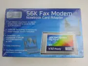 56K Fax Modem Notebook Card Adapter. Starlogic Platinum.