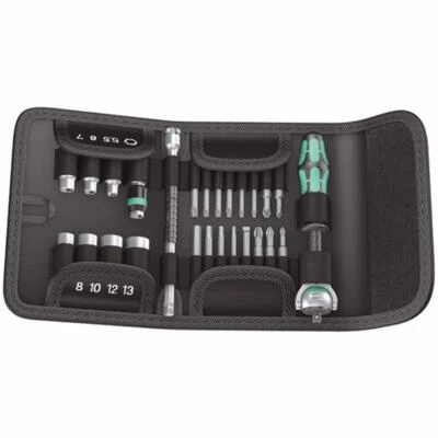 Wera 05051045001 Kraftform Kompakt Zyklop Ratchet 1/4" Drive Metric Set