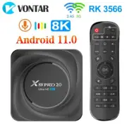 X88 PRO 20 TV Box Android 11 8GB RAM 128GB 4GB 64GB 32GB Rockchip RK3566