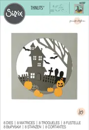 Sizzix Thinlits Die Haunted Hills by Jennifer Ogborn