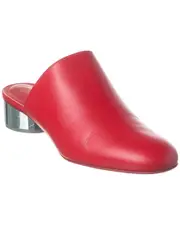 Ferragamo Floy Leather Pump 6 C Red