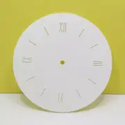 Acrylic 10-Inch Round Clock Face Blank with Cut Roman Numeral DIY Making New