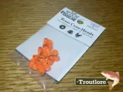 MEDIUM ORANGE HARELINE BRASS CONE HEADS - NEW FLY TYING MATERIALS CONES