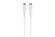 Monster TPE 1.2M USB-C to USB-C Phone Charging Sync Power Data Cable White