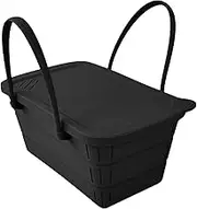 Ice Buckets for Parties | Silicone Foldable Beer Bucket with Lid | Large Capacity, Party Supplies for Picnics Pool BBQ Gatherings Home Bar Beach Outings