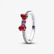 *BRAND NEW* Pandora Disney Princess Snow White Red Crystal Bow Ring 193652C01