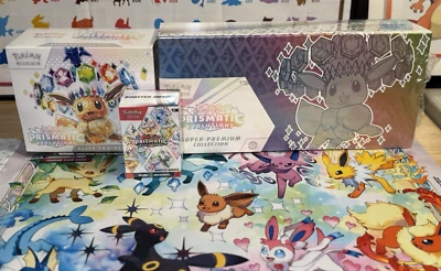 Pokémon Prismatic Evolutions ETB - Booster Bundle - Super Premium Collection