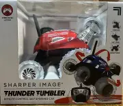 Sharper Image Thunder Tumbler Remote Control 360 Spinning Car, Red