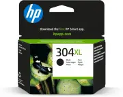 HP N9K08AE 304XL High Yield Original Ink Cartridge, Black, Packaging May Vary...