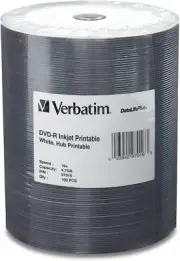 4.7GB up to 16X Datalifeplus White Inkjet Hub Printable Recordable Disc DVD-R 10