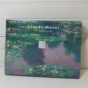 Vintage Claude Monet blank notecards set of 10 with envelopes NWT in box