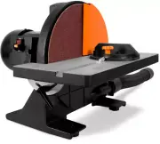 Benchtop Disc Sander Corded 12 in. With Miter Gauge And Dust Collection System