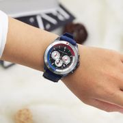 MICHAEL KORS MK8708 Cortlandt 計時型石英手錶.海軍藍