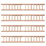 8 Pcs Mini Ladder Model Dollhouse Ornament Micro Landscape Accessories