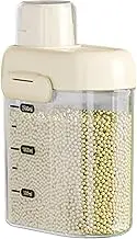 Airtight Food Storage Containers - Kitchen Pantry Organization Canisters | Food Storage Container Set | Cereal Storage Containers | Food Grade Cereal Dispenser For Dry Food, Flour, Rice, Sugar, Snack