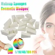 5/10 Makeup Sponge Cosmetic Wedges Nail Art Blend Foundation Contour Facial Puff