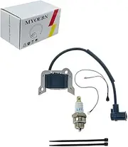 MYOEBN Ignition Coil WITH SPARK PLUG FIT for Stihl 032 032AV Replaces 1113 400 1310, 2 204 222