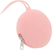 HOUDERCO Travel Pacifier Holder Pouch Portable Storage Case for Pacifiers Change Keys Soft Durable Washable Design for Go Parents
