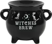 Spirit of Equinox Witches Brew Black Cauldron Oil Burner Wax Burner Tealight ...