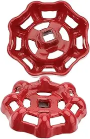 Luxshiny 2Pcs Gate Valve Handle Kit for Outdoor and Spigot Cast Hand Wheels for Easy Operation and Quick Recognition Effortless Installation for Various Valve