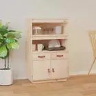 Highboard 67x40x108.5 cm Solid Wood Pine vidaXL