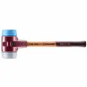 HALDER 80mm 2.58kg Rubber Mallet TPE Tips Wood Handle 3013.08