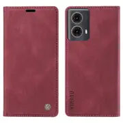 YIKATU YK-004 For Motorola Moto G85 5G/S50 Neo 5G Case Leather Phone Wallet Cover Skin