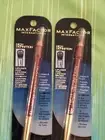 2X-- MAX FACTOR HIGH DEFINITION LIPLINER with LIPSTICK BRUSH-#113 COUTURE PLUM