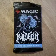 1 (one) Magic The Gathering Kaldheim Collector Booster Pack